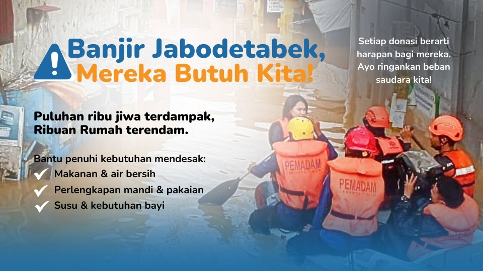 Peduli Banjir Jakarta di Bulan Ramadhan